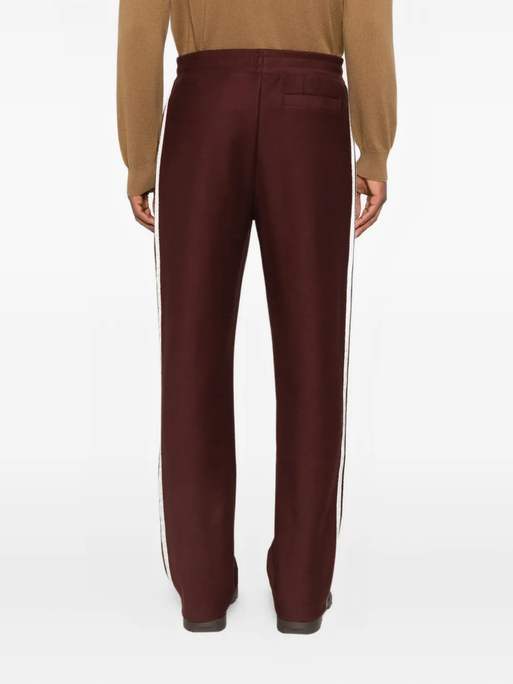 Sergio Tacchini Logo-stripe Trousers In Brown