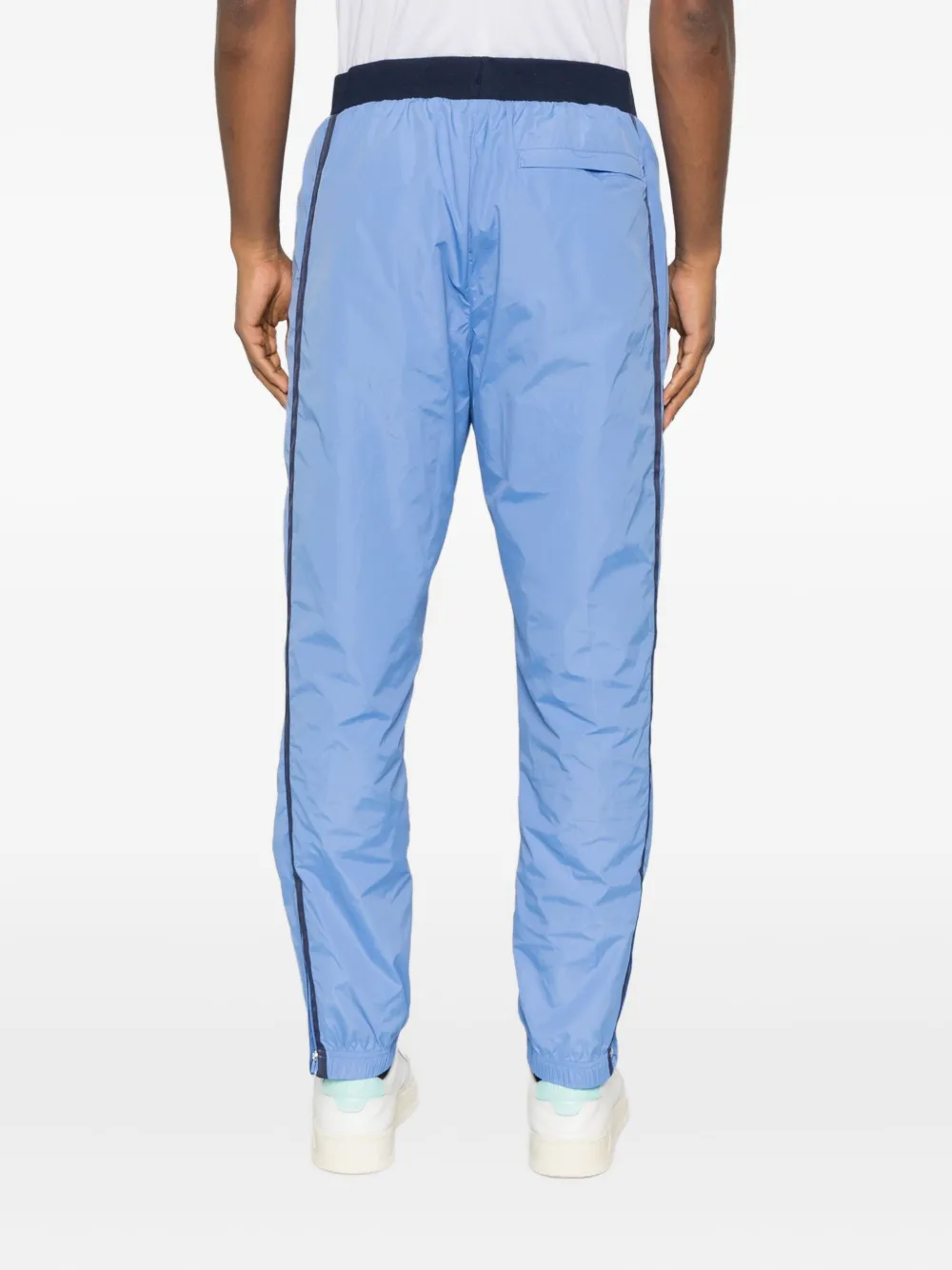 Sergio Tacchini Side-stripe Trousers In Blue
