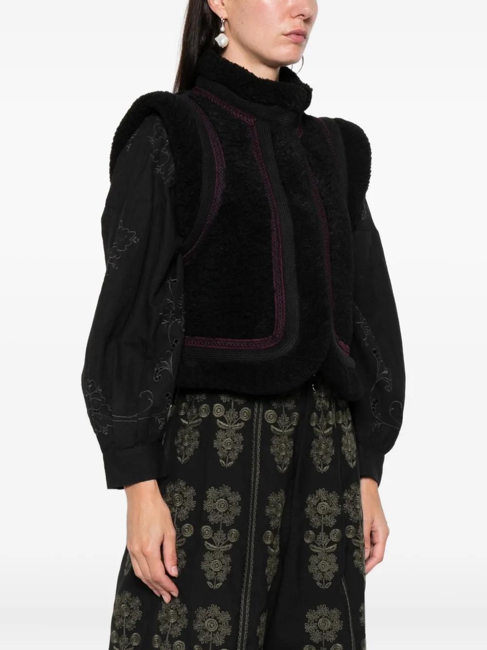 Antik Batik Sally Gilet Clothing In Black