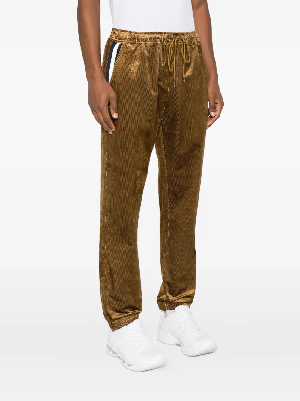 Sergio Tacchini Cordurato Logo Trousers In Green