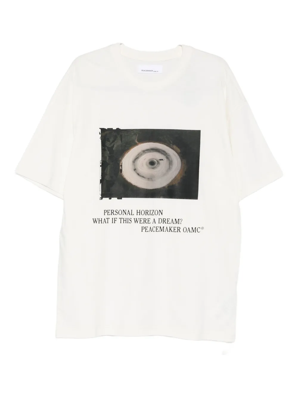 Oamc Peacemaker Graphic-print T-shirt In White