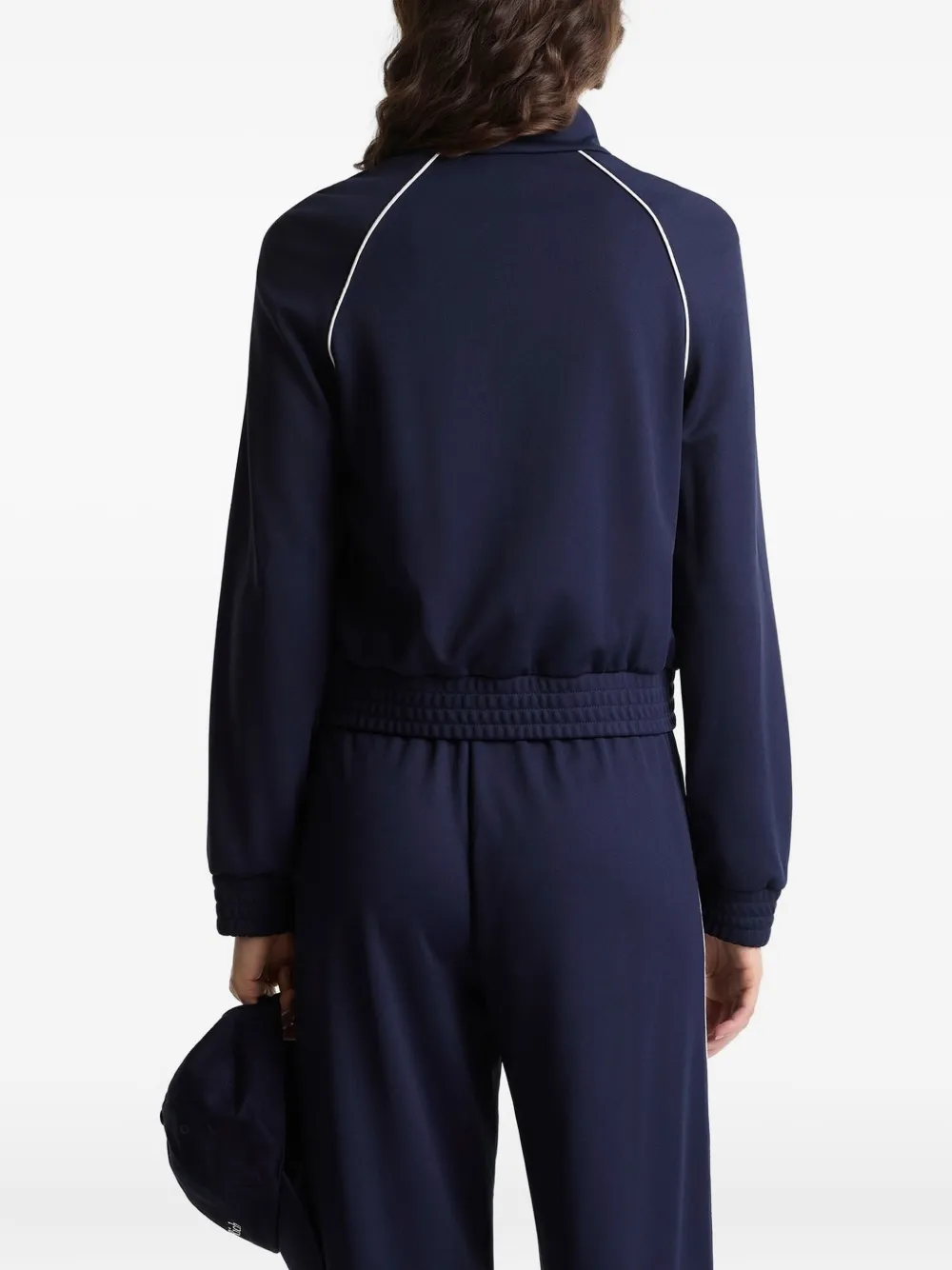 Sporty & Rich Top met rits afwerking Blauw