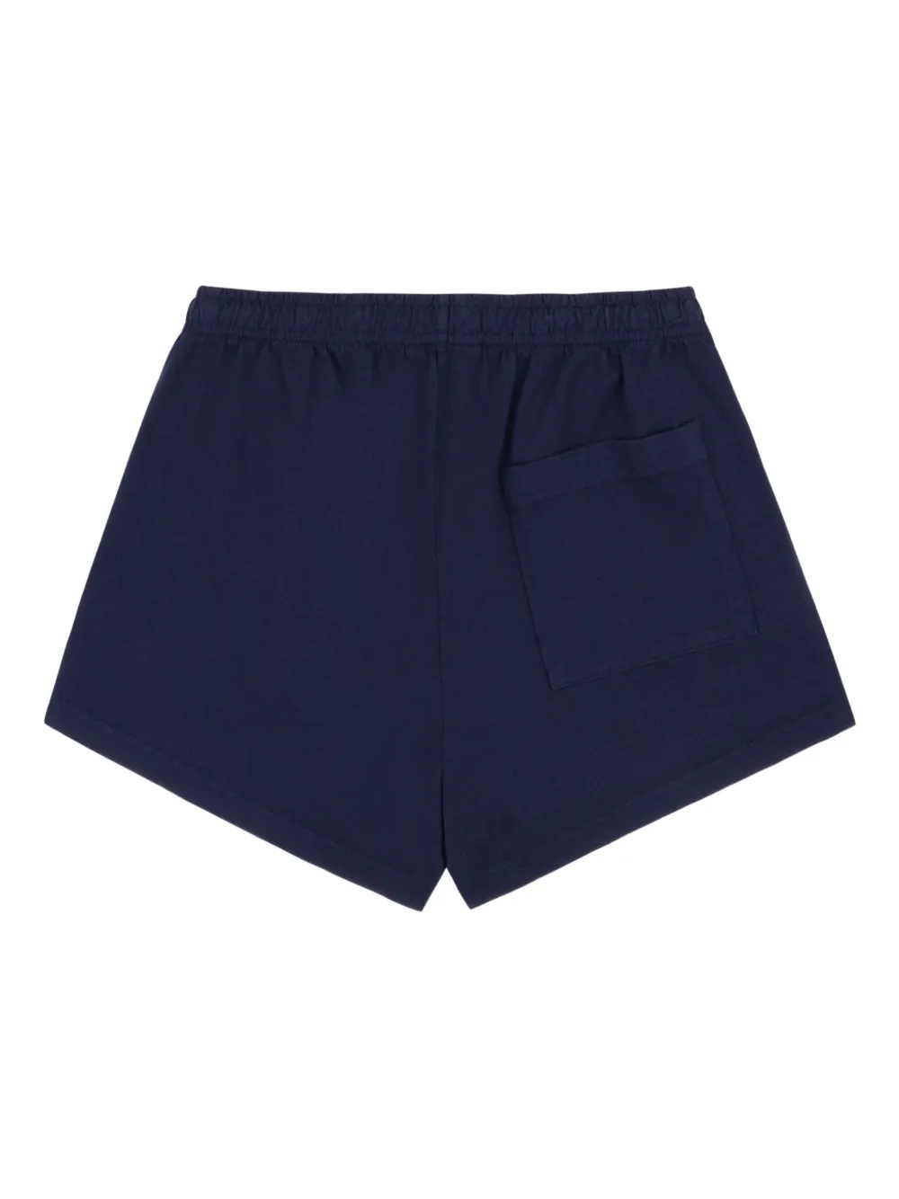 Sporty And Rich Elasticated Embroidered Shorts In Blue