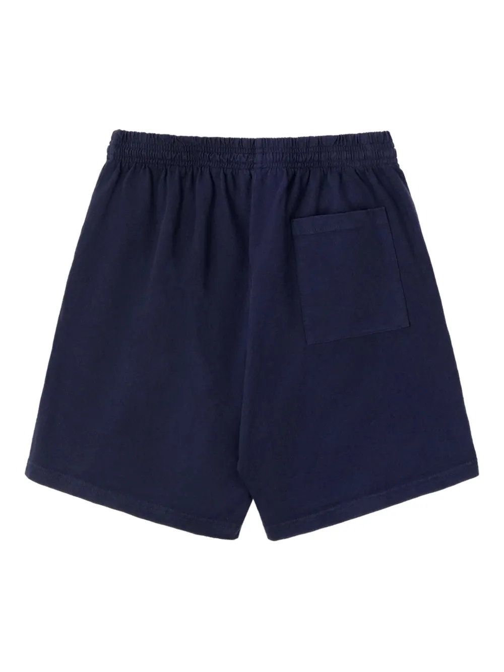 Sporty & Rich Shorts met logo en grafische print Blauw
