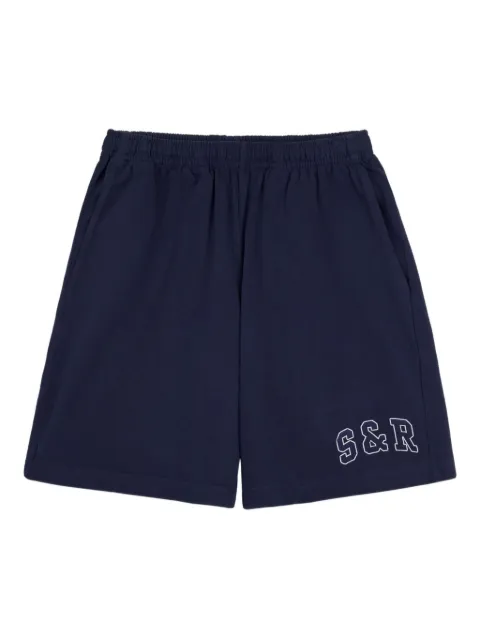 Sporty & Rich logo graphic shorts