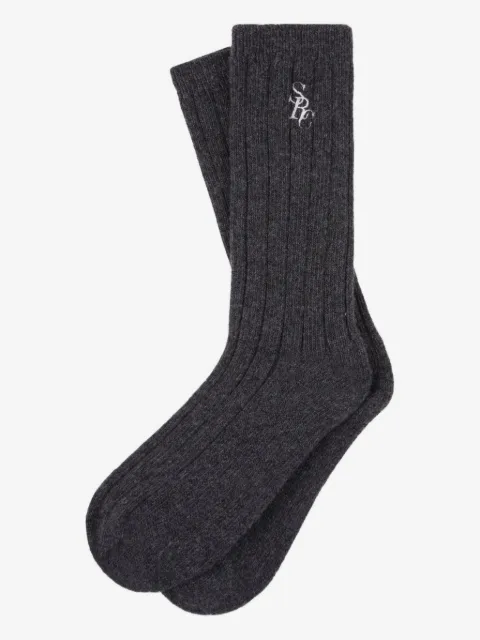 Sporty & Rich ribbed socks