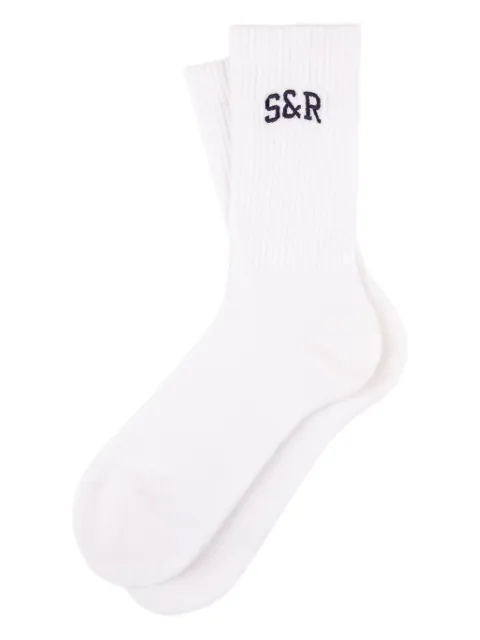 Sporty & Rich logo socks