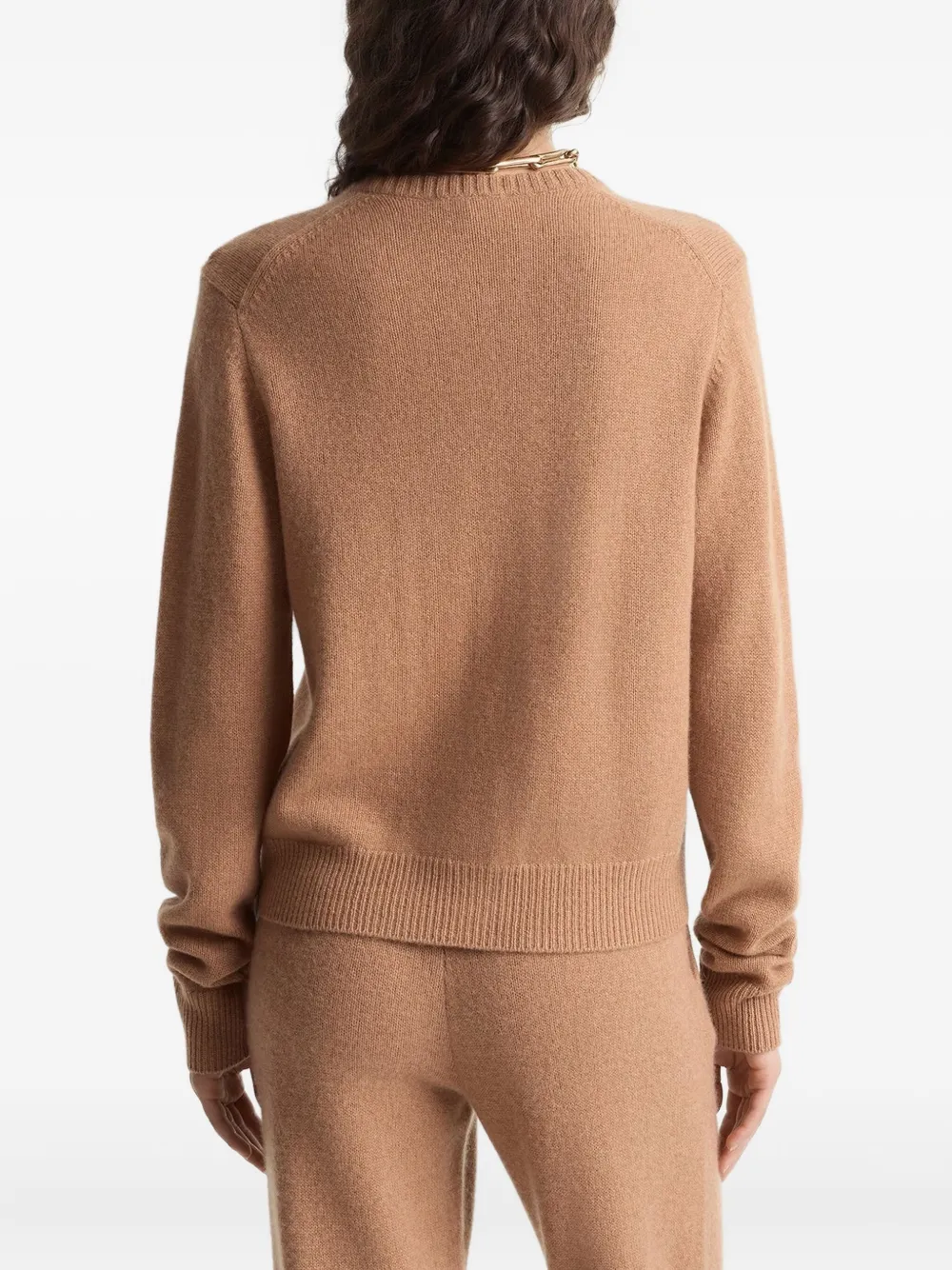 Sporty & Rich Vest met borduurwerk en knoop Bruin