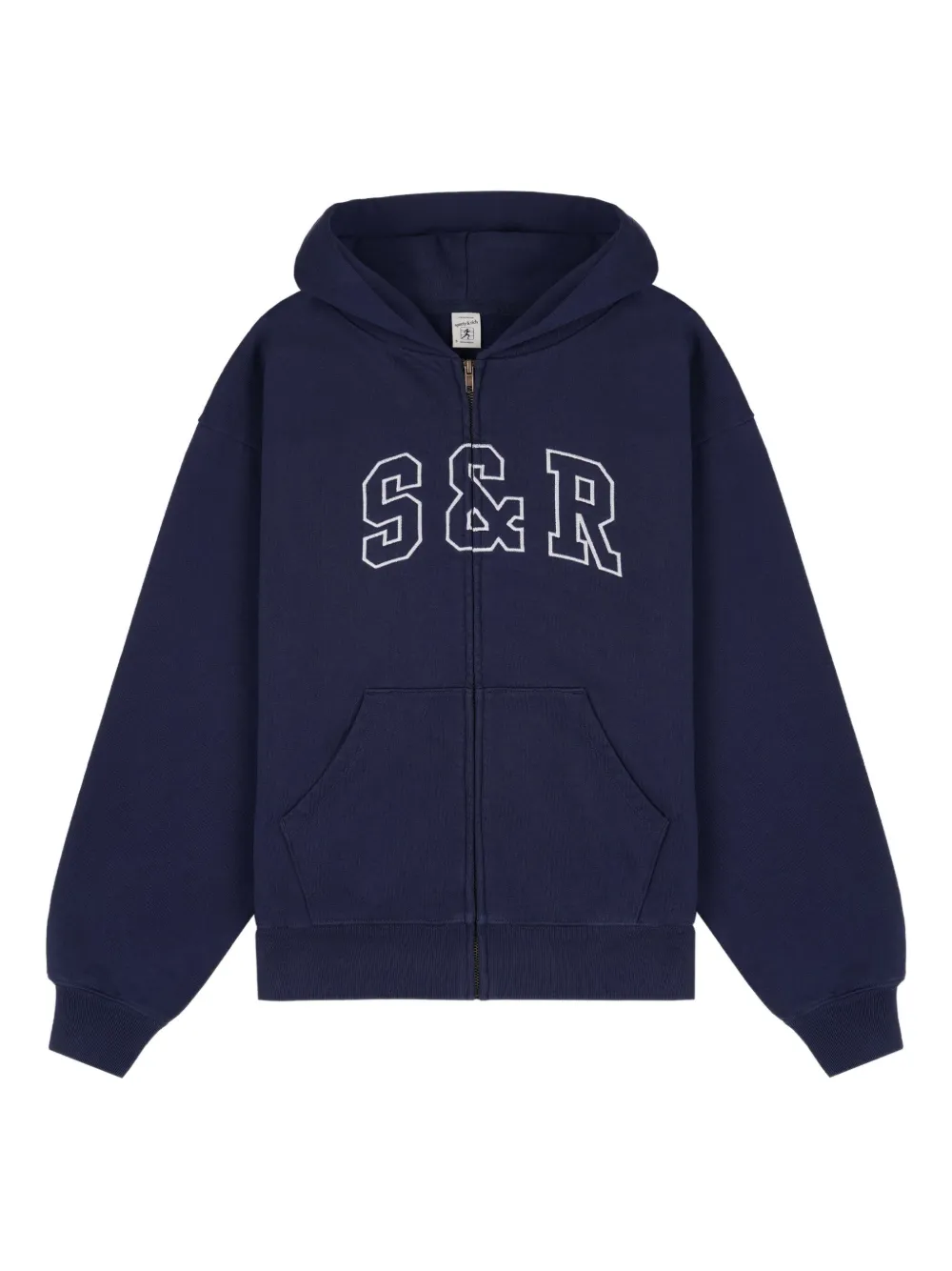 Sporty & Rich zip hoodie - Blu