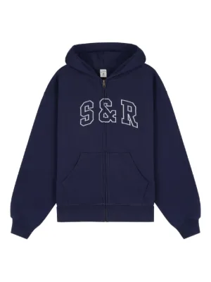 Sporty & Rich ハーフジップ スウェットシャツ | ブルー | FARFETCH JP