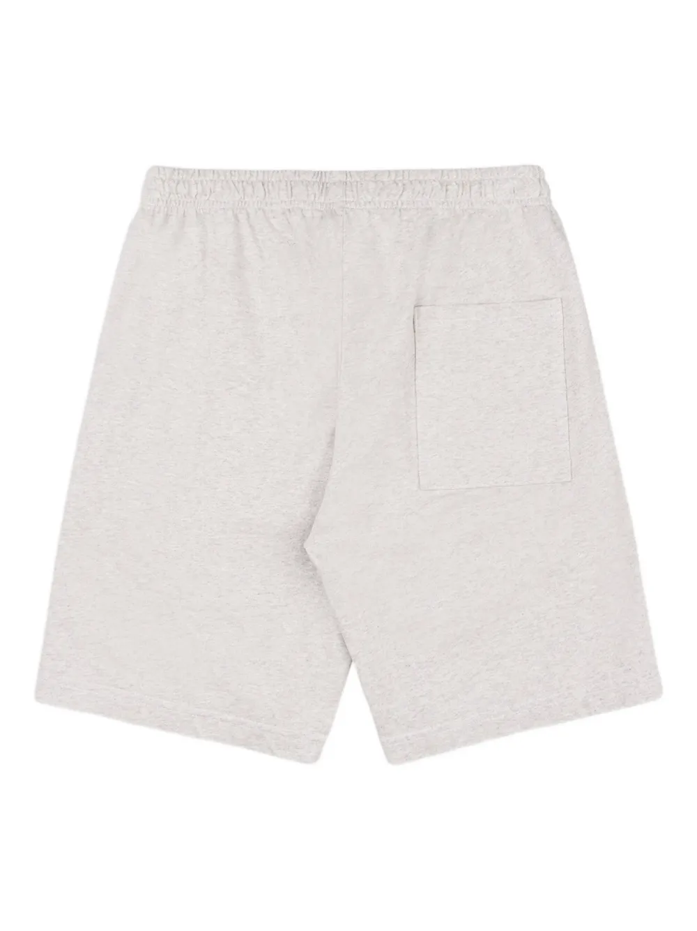 Sporty And Rich Patch Pocket Drawstring Shorts In Gray