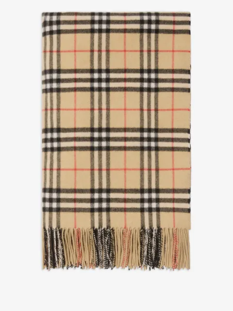 Burberry couverture en cachemire Check