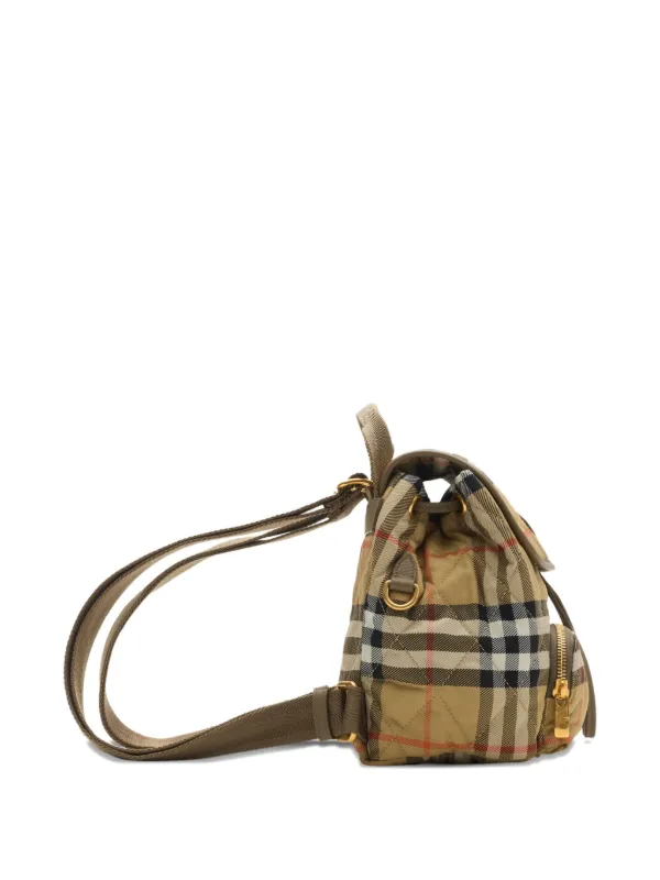 Burberry quilted-design Mini Backpack | Neutrals | FARFETCH RO