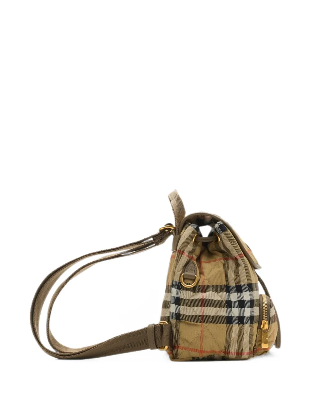 Burberry Gewatteerde kleine rugzak Beige