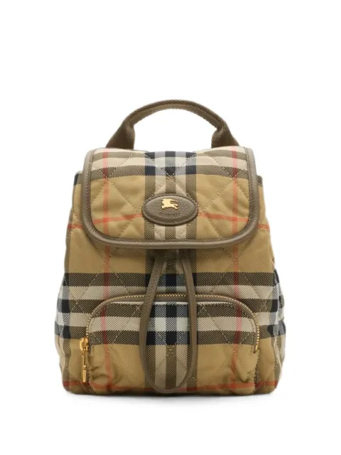 Burberry quilted-design mini backpack