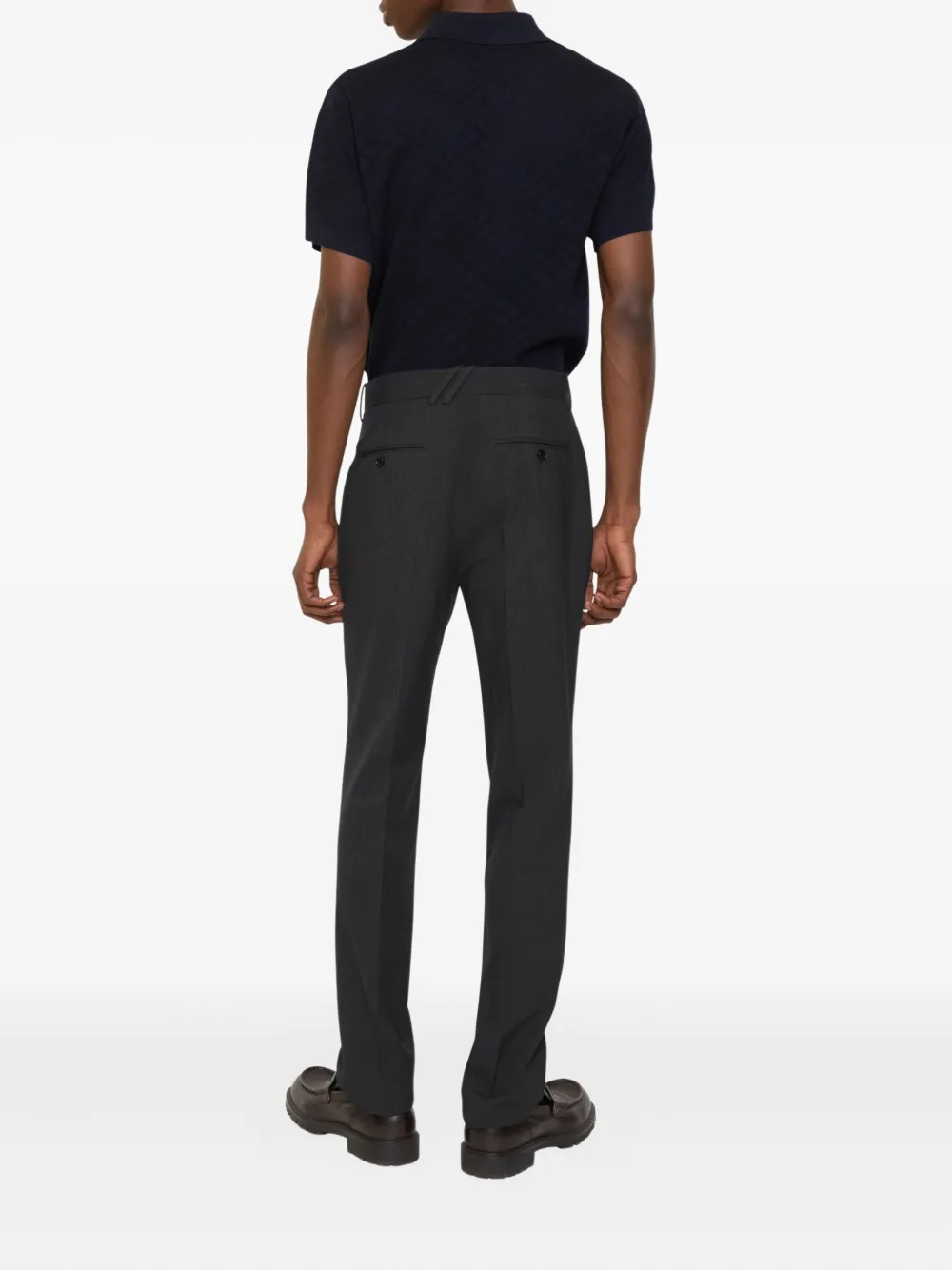 Burberry Broek met toelopende pijpen Grijs