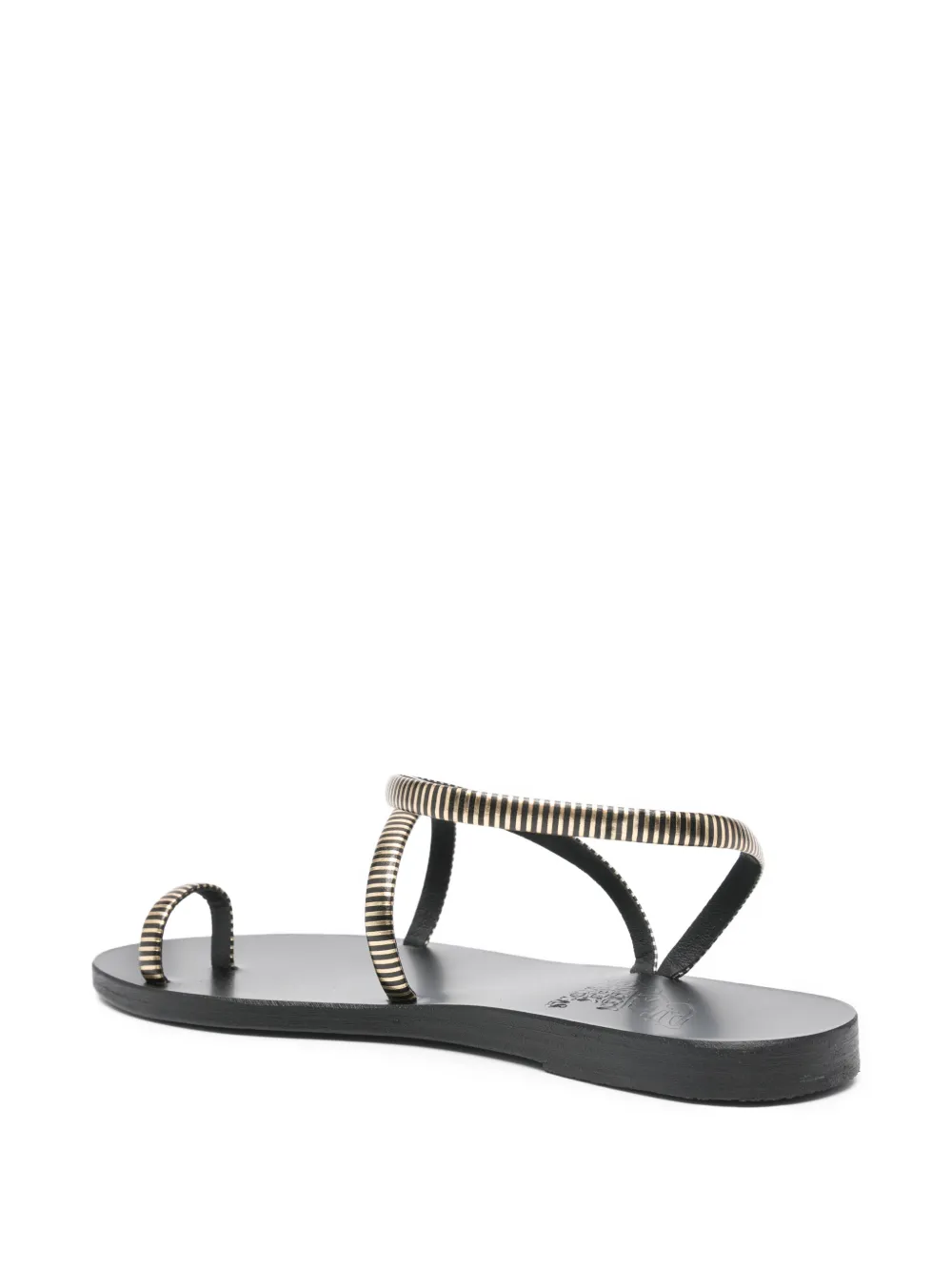 Ancient Greek Sandals Eleftheria Open-toe Strap Sandals In Black