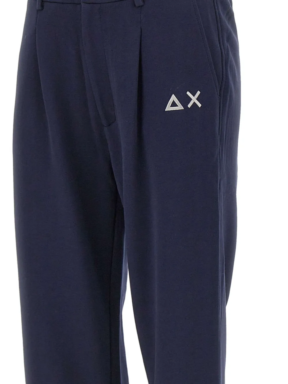 Sun68 Broek met logoprint Blauw