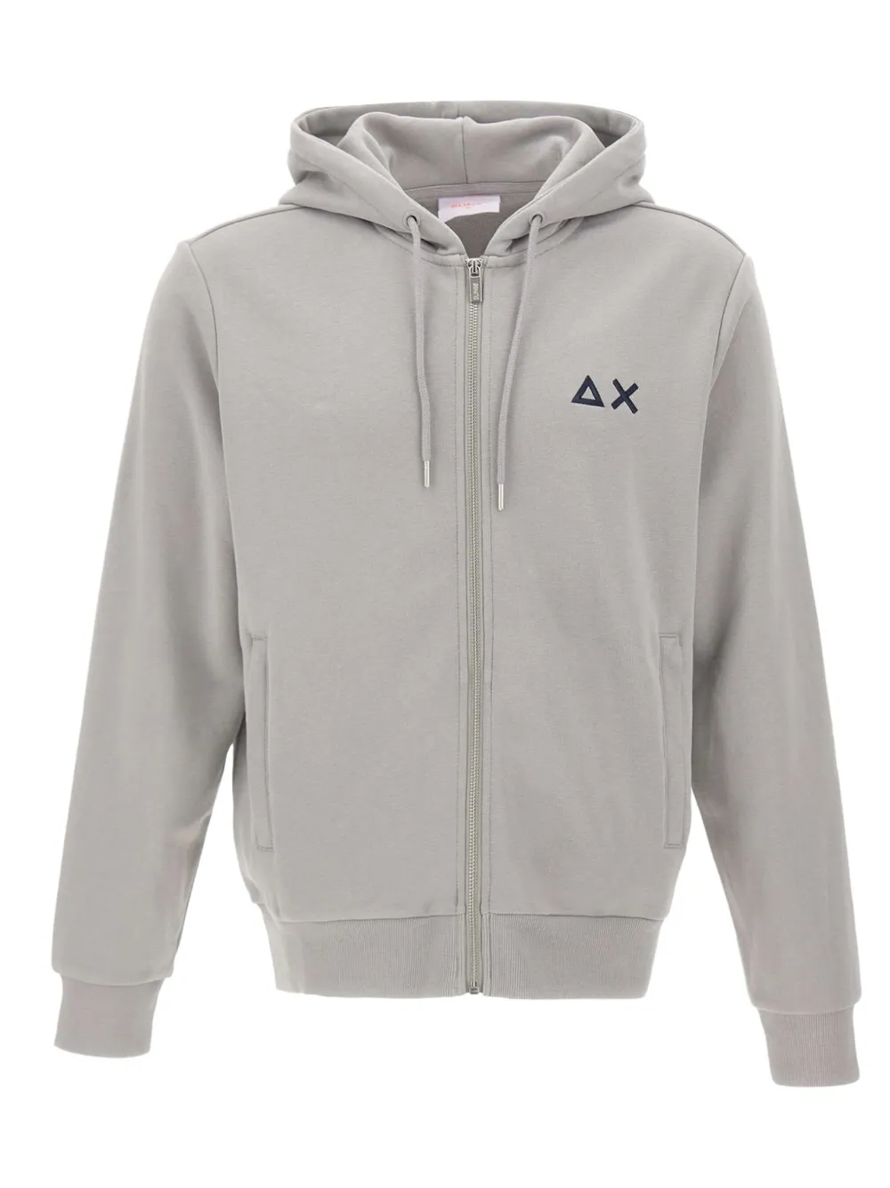 Sun68 hoodie zippé à lien de resserrage | gris | Image 1