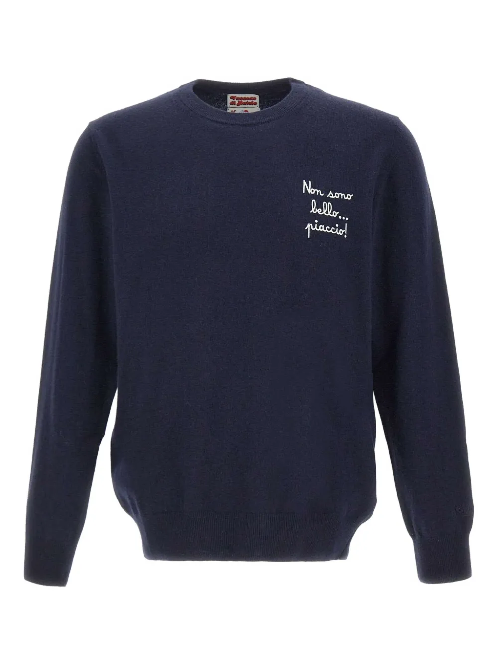 MC2 Saint Barth embroidered long-sleeved sweater | Blue | Image 1