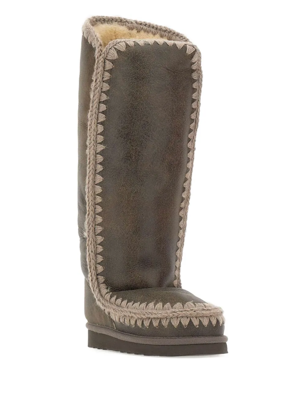 Mou Eskimo 40 crocheted-details boots | Knee-High Boots | Image 2