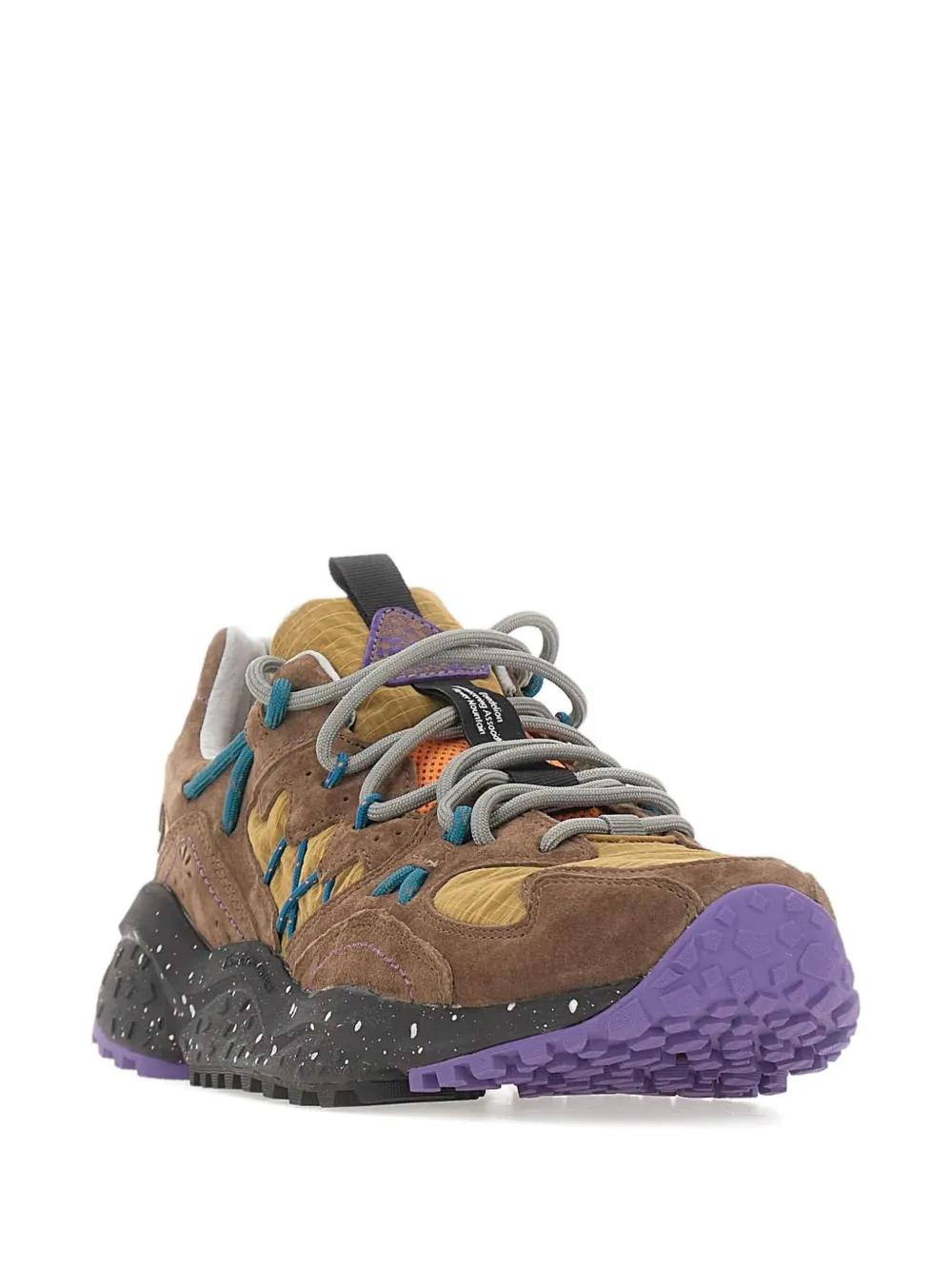 FLOWER MOUNTAIN Yamabushi suède sneakers Bruin