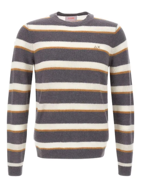 Sun68 striped crew-neck sweater