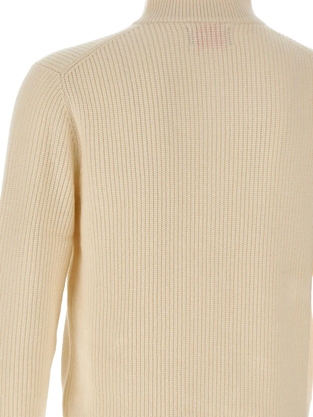 Sun68 Geribbeld vest met rits Wit