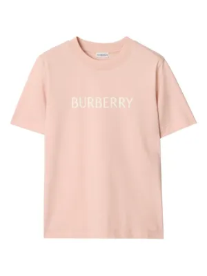 BURBERRY ピンク ロゴ Tシャツ XS Burberry ロゴ Tシャツ | ピンク | FARFETCH JP