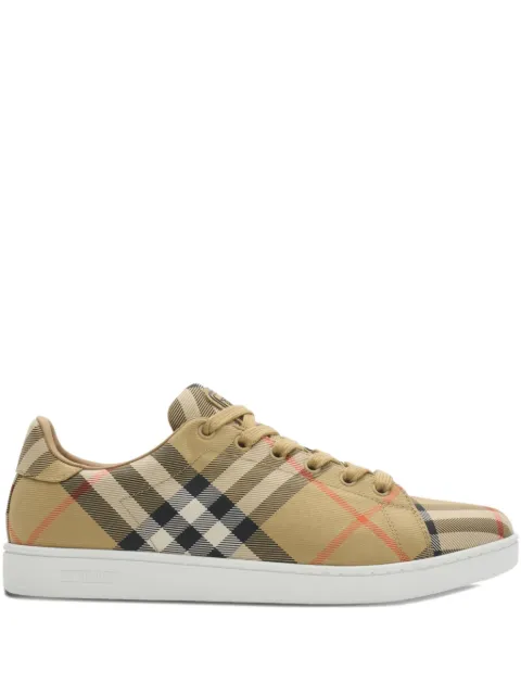 Burberry Set checked logo sneakers