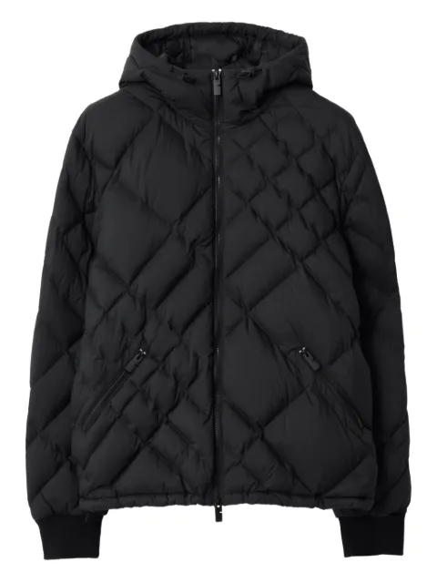 Burberry hooded quilted jacket