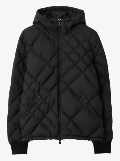 Burberry chamarra capitonada con capucha