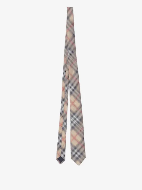 Burberry Check silk tie
