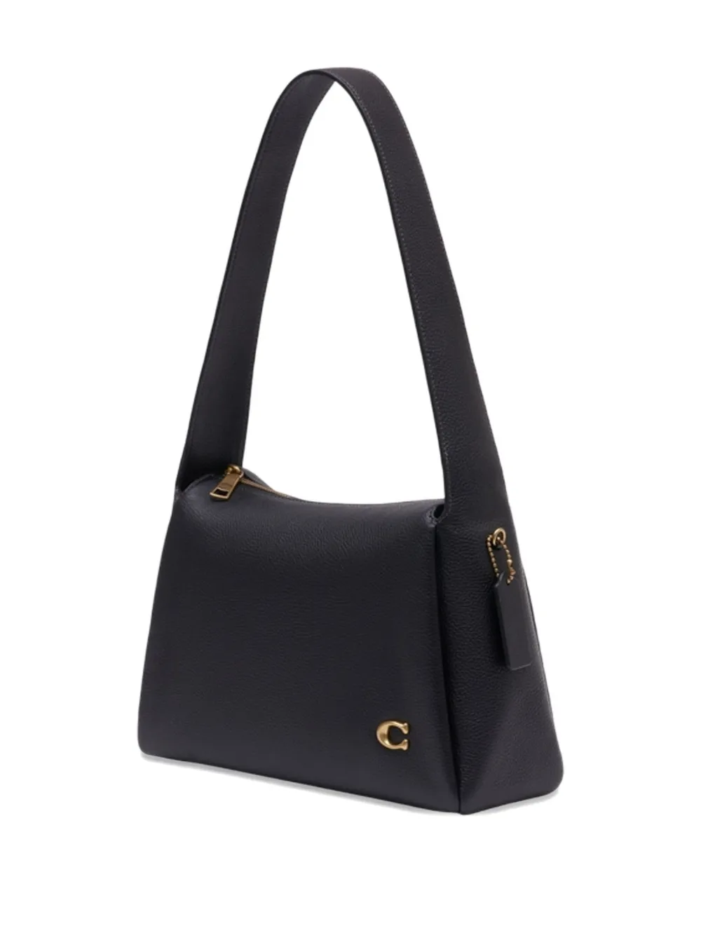 Coach Lola Leather Shoulder Bag In Black