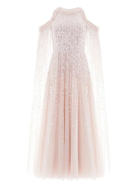 Needle & Thread MOONLIGHT sequin-embellishment midi dress