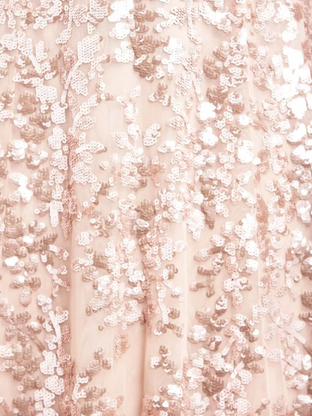 Needle & Thread Rosanna midi-jurk met roosterdetail Roze