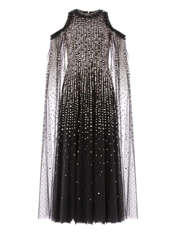 white glitter dress midi Glitzy Glamour White Halterneck Sequin Dress