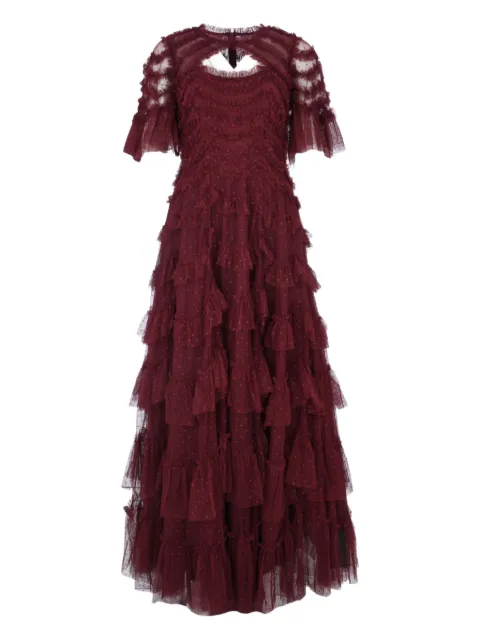 Needle & Thread vestido largo Aviana