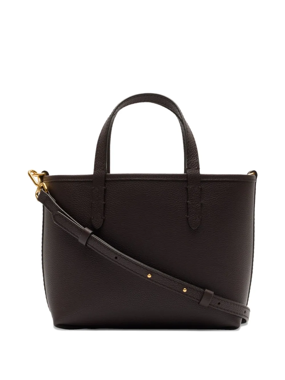 Burberry Bloomsbury omkeerbare geruite mini-shopper - Bruin