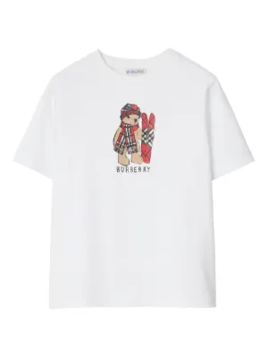Burberry Kids EKD Tシャツ | ニュートラル | FARFETCH JP