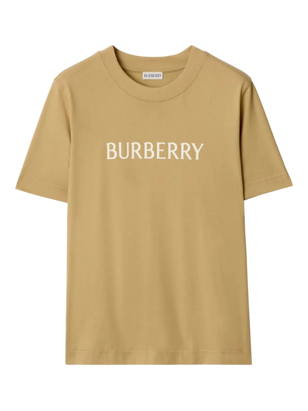 Burberry T-shirt Mit Logo In Brown