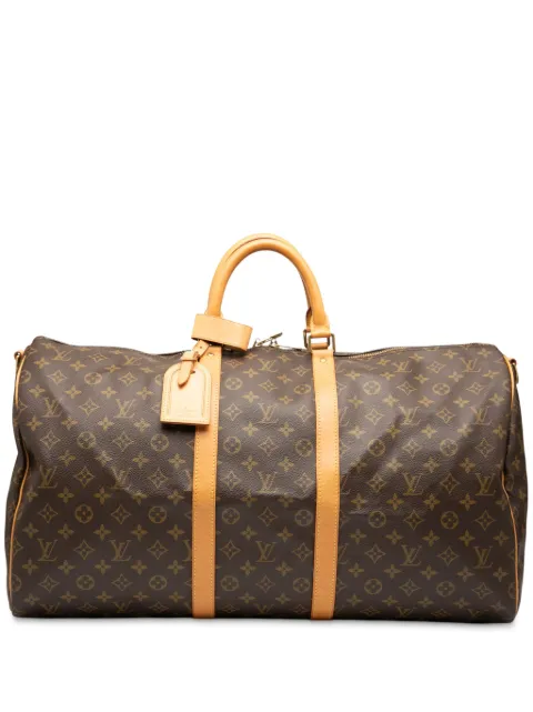 Louis Vuitton Pre-Owned bolsa de viaje Monogram Keepall Bandouliere 55 1996