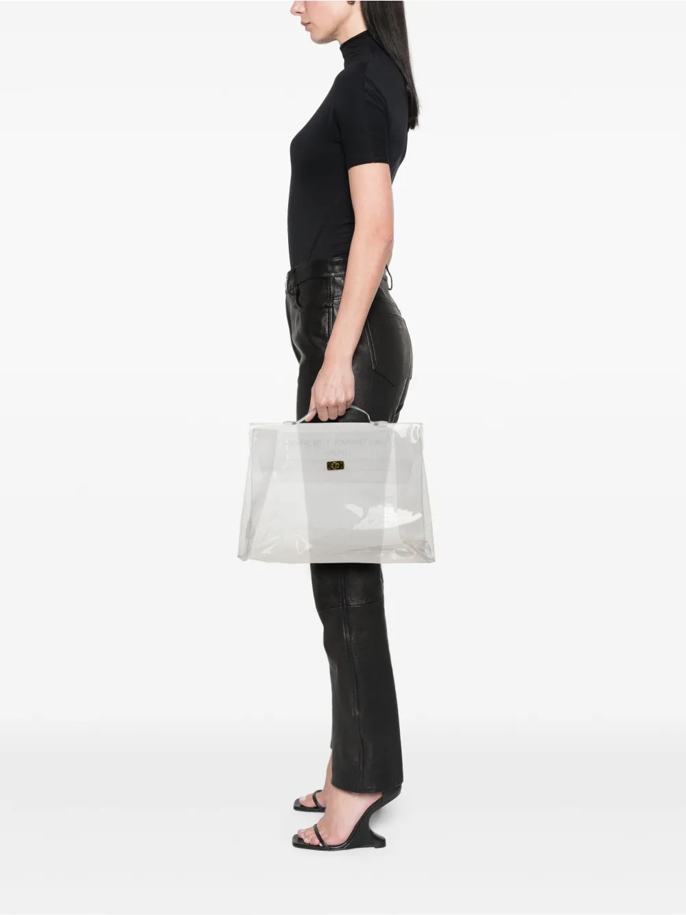 Hermès Pre-Owned 1997 Vinyl Souvenir De L Exposition Kelly handbag | Pre-Owned | Image 2