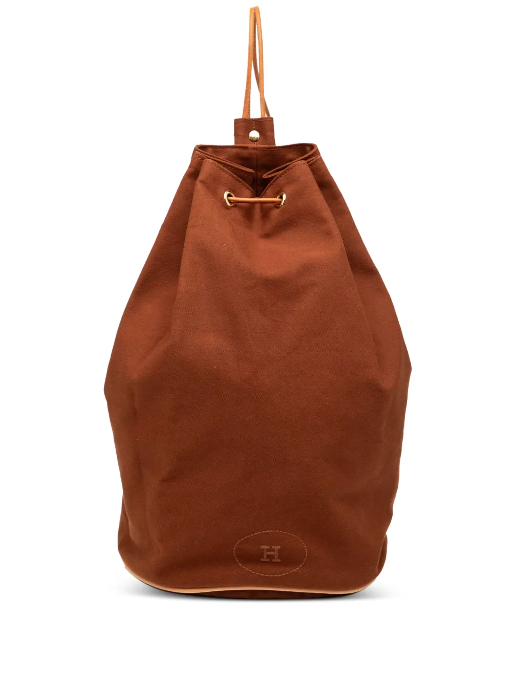 Hermès Pre-Owned 1990-2015 Toile Polochon Mimile backpack | Brown | Image 1