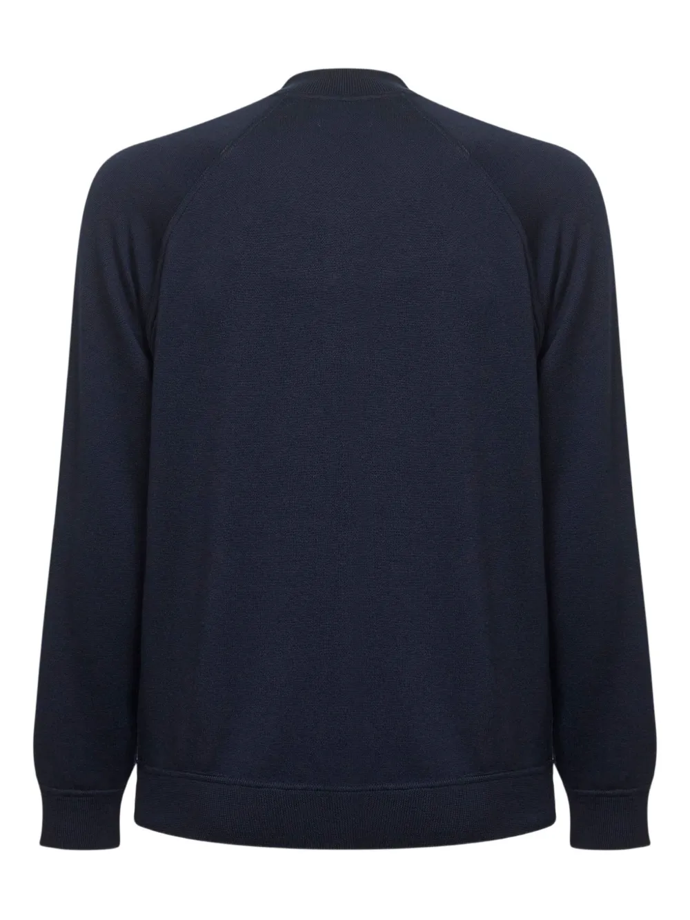 D4.0 suéter tejido de canalé con cuello bomber | Cárdigans | Image 2