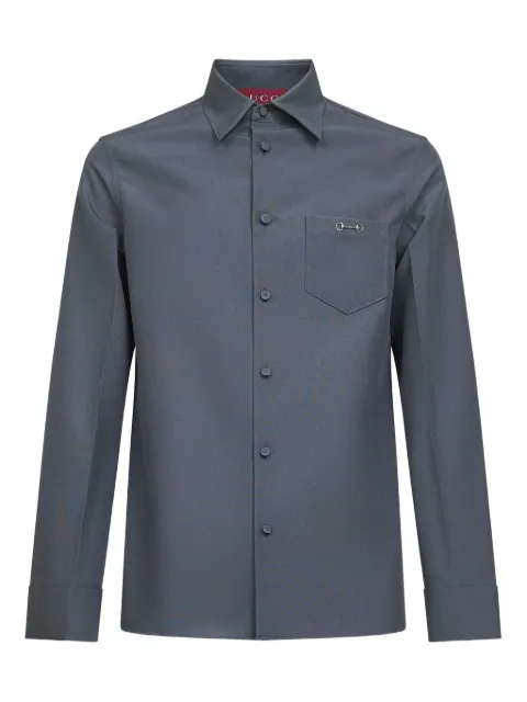 Gucci horsebit-detail shirt