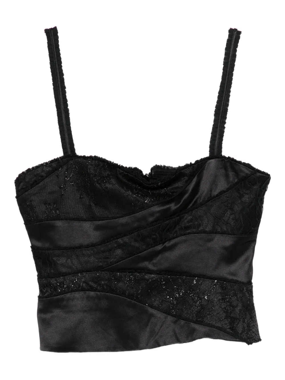 Botsi Eterna patchwork-design top | Black | Image 1