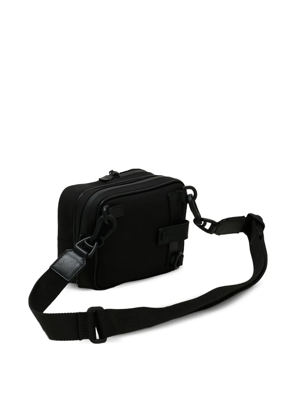 Moncler Enfant Messengertas met logodetail Zwart