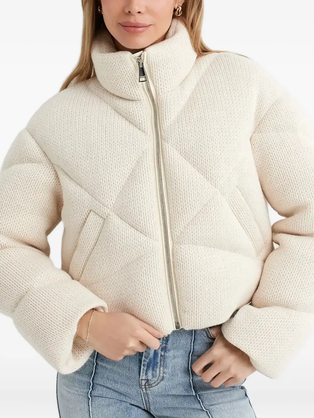 Khrisjoy Jack met ritssluiting Beige