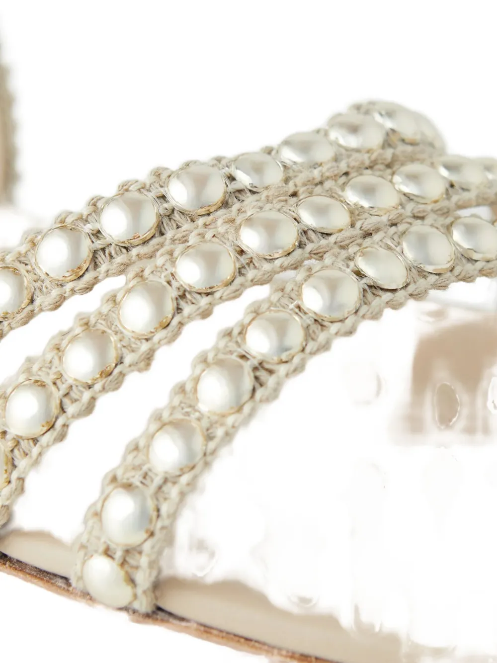 Casadei Sandalen met studs Beige